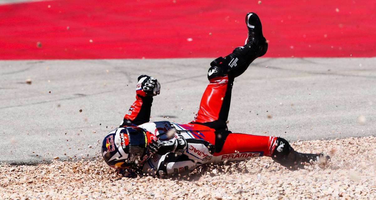 GP du Portugal de MotoGP : la chute de Johann Zarco en vidéo