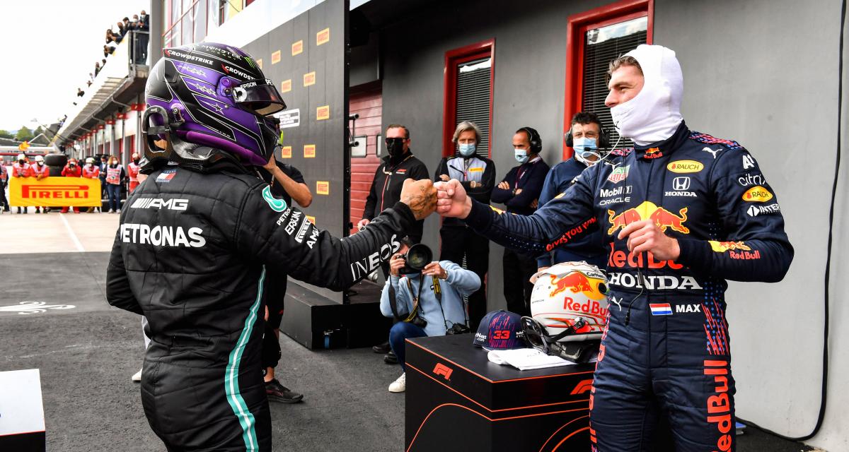 Grand Prix d'Emilie Romagne : le dépassement de Verstappen sur Hamilton en vidéo