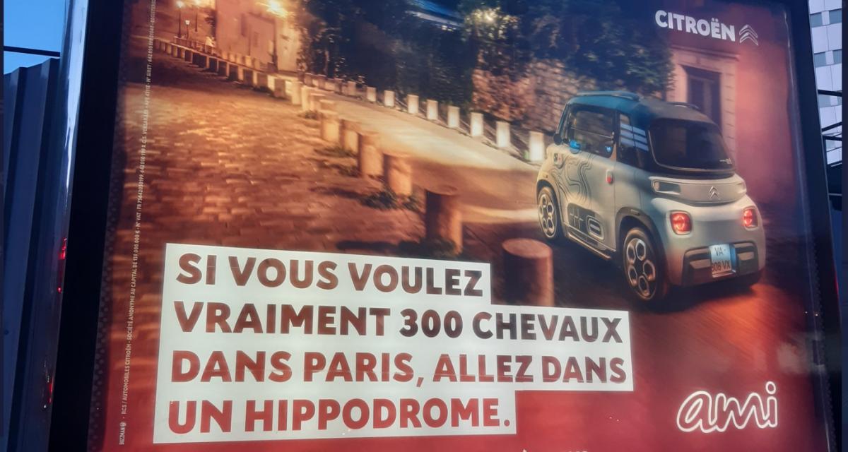 Citroën a de l'humour et ironise (comme tout le monde) sur son petit modèle AMI