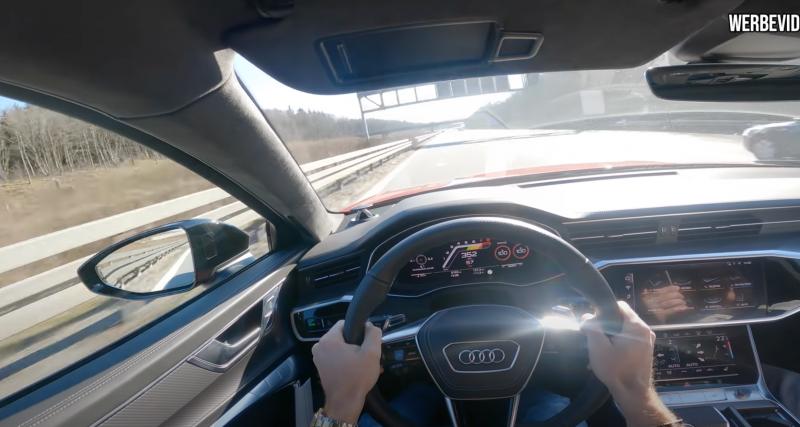  - VIDEO - À plus de 350 km/h sur l’autoroute, cette Audi RS6 préparée explose tout sur son passage