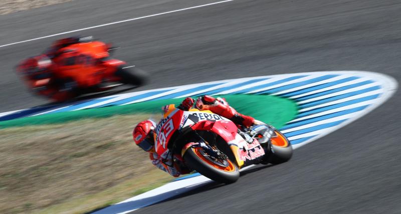  - GP d'Espagne de MotoGP : la chute de Marc Marquez lors du Warm Up en vidéo
