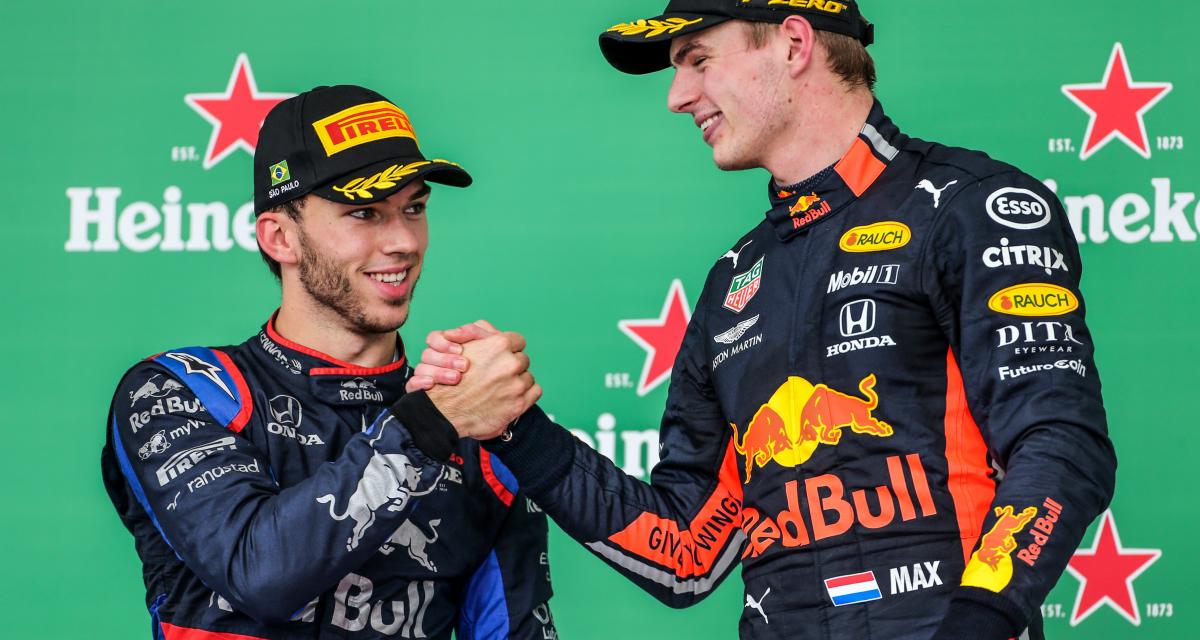 Pierre Gasly & Max Verstappen - Grand Prix du Brésil - 2019