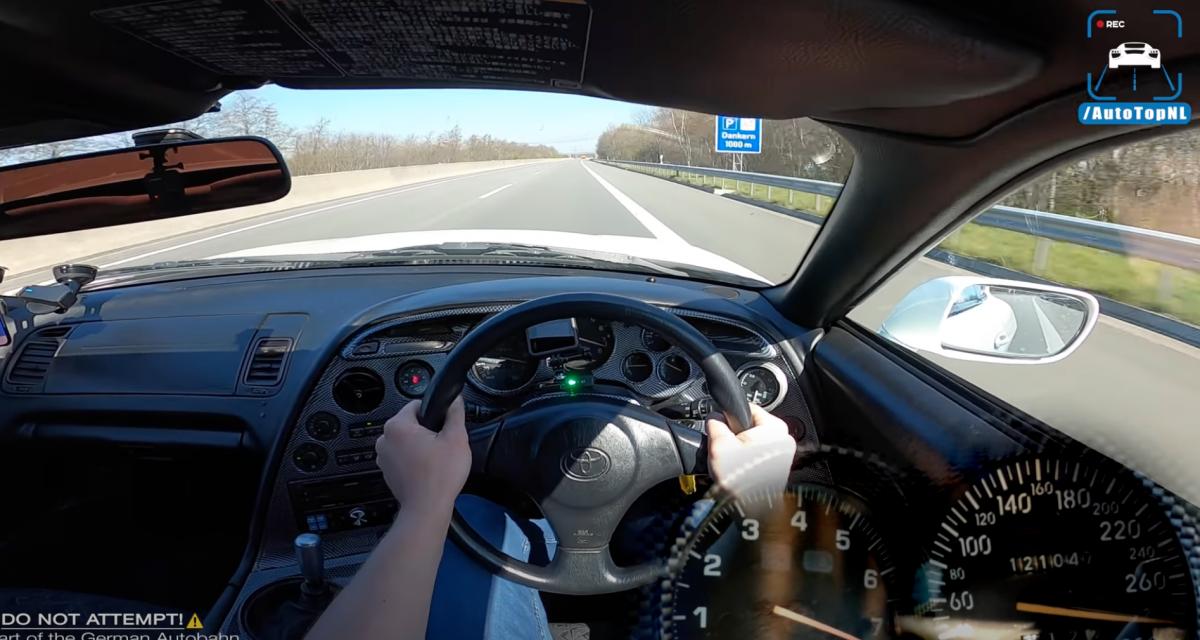 VIDEO - Cette Toyota Supra boostée présente une accélération comme vous n'en avez jamais vu