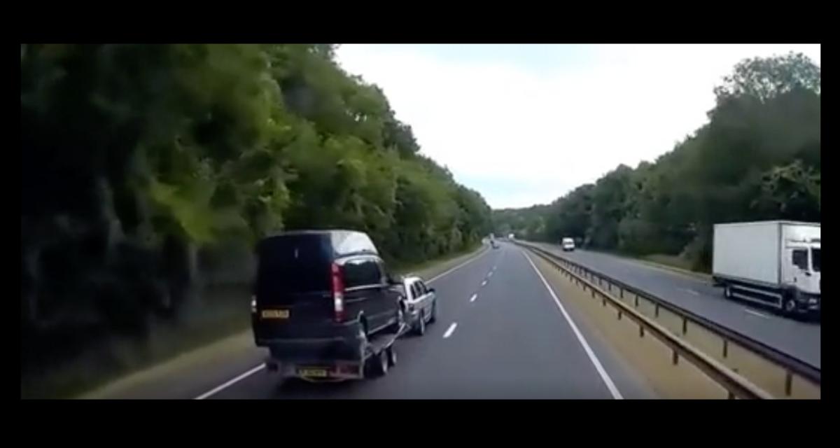 VIDEO - Le transport de ce van va mal tourner, très mal tourner…