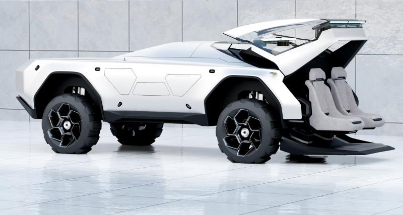 Pandemax Vehicle Concept : le designer du Tesla Cybertruck aurait-il de nouveau sévi ? - Pandemax Vehicle Concept