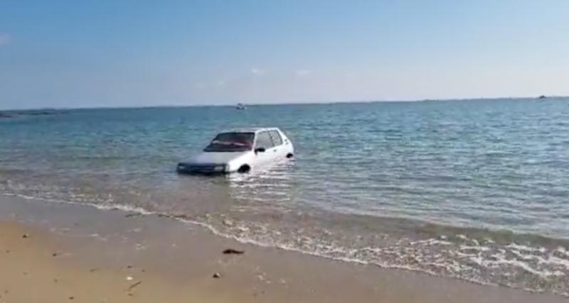  - VIDEO - À Noirmoutier, on peut pêcher des crabes mais également des voitures…