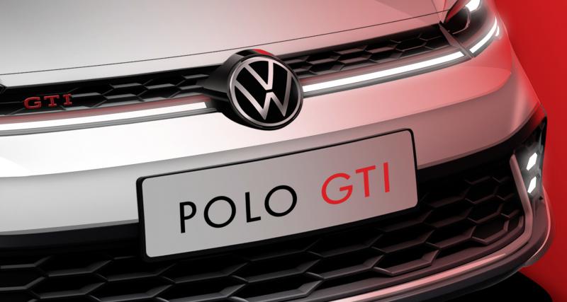 Nouvelle Volkswagen Polo GTI (2021) : 1ère image officielle pour la sportive allemande - Esquisse de la future Volkswagen Polo GTI