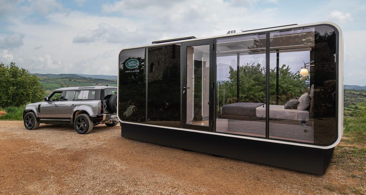 Camping-car Defender Eco Home : un Airbnb derrière votre Land Rover Defender, ça vous dit ?