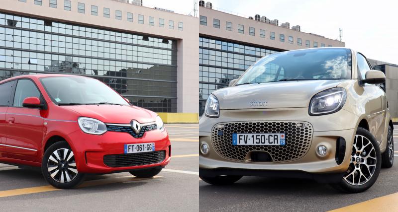 Renault Twingo Electric vs Smart EQ Fortwo : match électrique