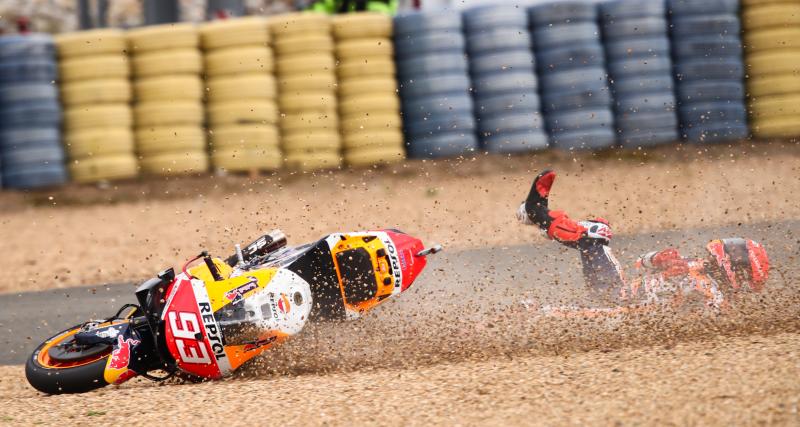  - GP de France de MotoGP : la chute de Marc Marquez en vidéo