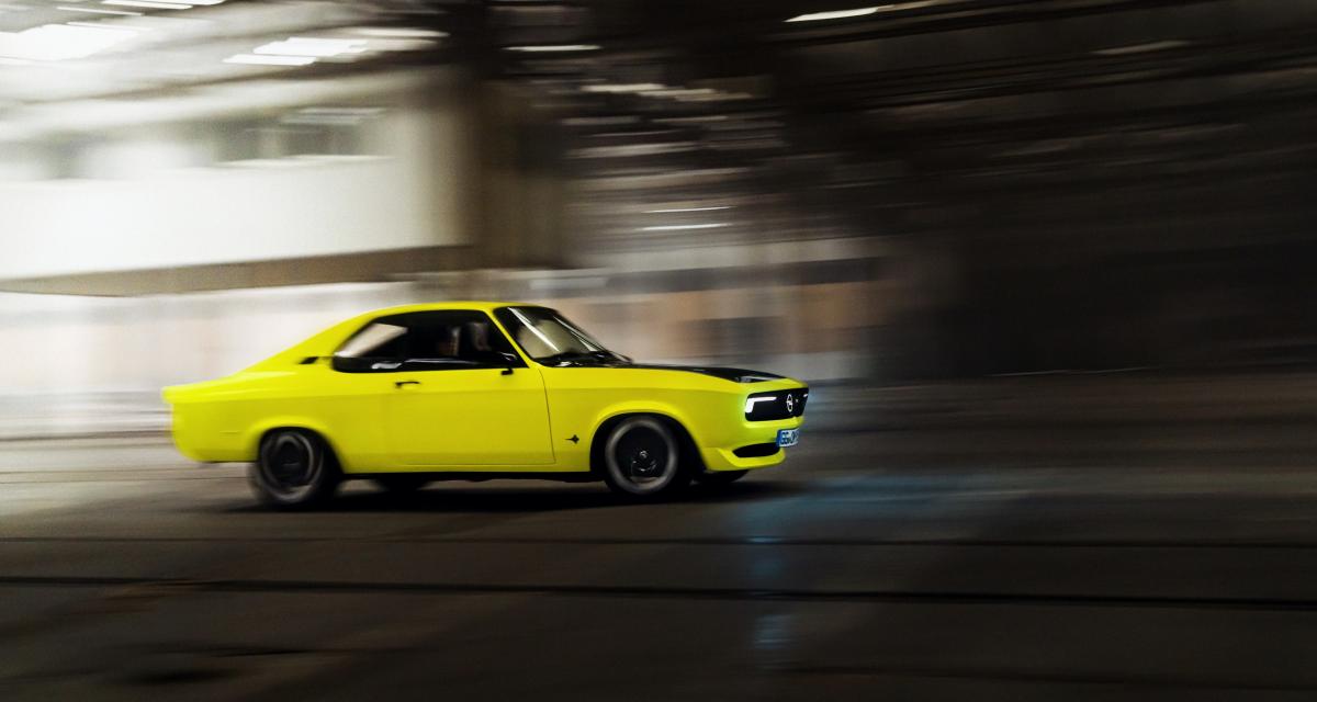 Opel Manta GSe ElektroMod : la marque allemande s'amuse à électrifier son coupé des 70's