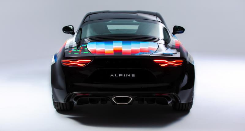 Alpine A110S by Felipe Pantone : une Art car présentée au GP de Monaco 2021 - Alpine A110S by Felipe Pantone