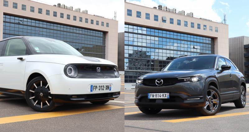 Mazda MX-30 - avis, essais, prix, fiche technique et autonomie du SUV électrique - Honda e vs Mazda MX-30 : laquelle choisir en conditions urbaines ?