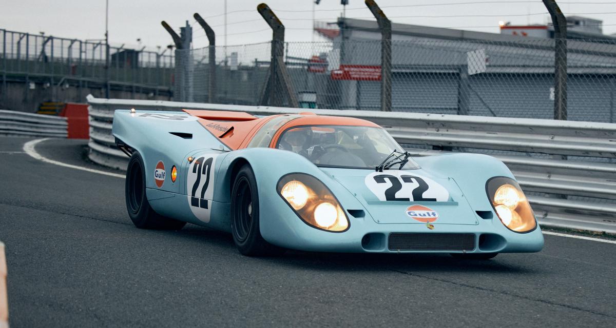 Une Porsche 917K ayant tourné au Mans en 1970 à vendre aux enchères