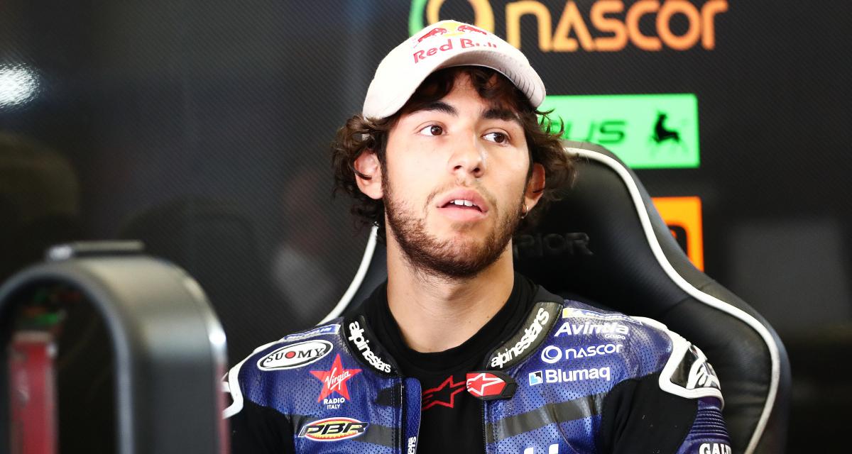 GP d'Italie de MotoGP : la chute de Bastianini pendant le tour de formation