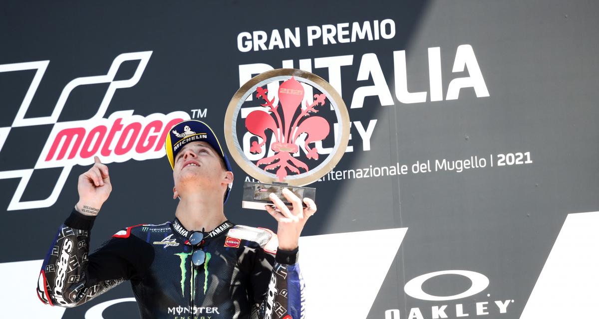 GP d'Italie de MotoGP : la réaction de Fabio Quartararo après sa victoire