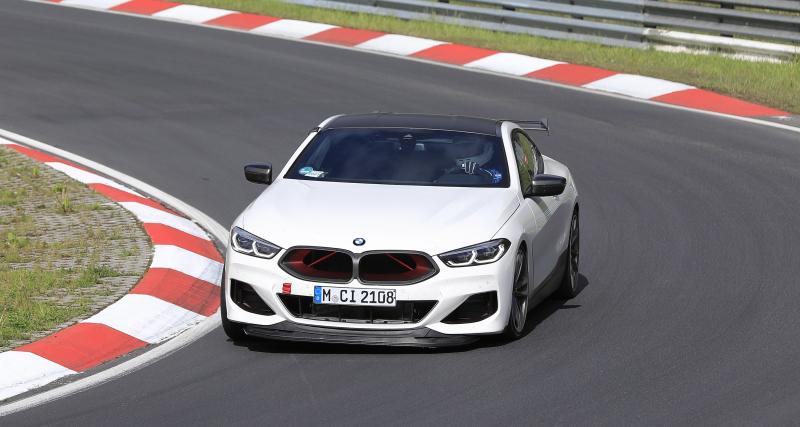 BMW M8 CSL (2022) : la sportive prêt pour la production vue sur le Nürburgring !