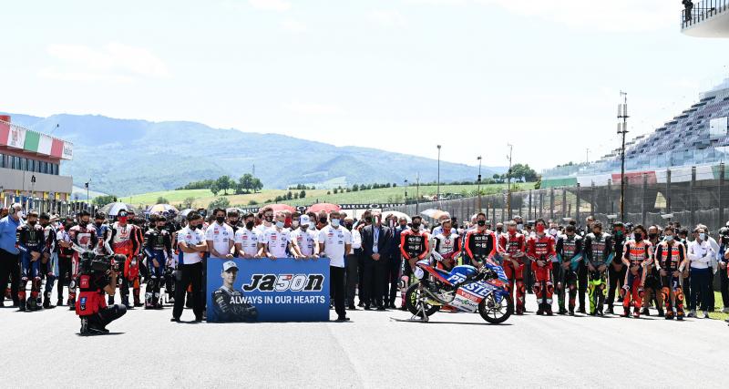  - MotoGP : GP d'Italie de MotoGP : la minute de silence hommage à Jason Dupasquier en vidéo