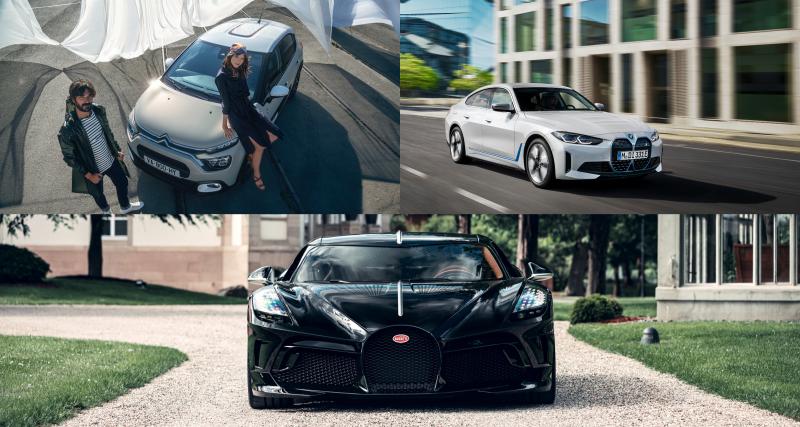  - Les nouveautés auto de la semaine - 2nde partie : Citroën C3, Bugatti La Voiture Noire, BMW i4
