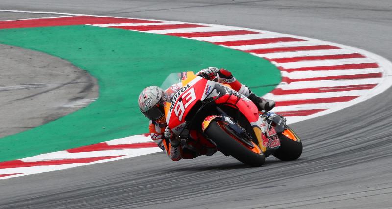  - Grand Prix de Catalogne de MotoGP : la chute en vidéo de Marquez Marc