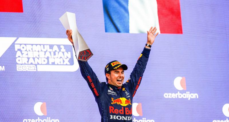  - Grand Prix d'Azerbaïdjan de F1 : la réaction de Sergio Perez après sa victoire en vidéo