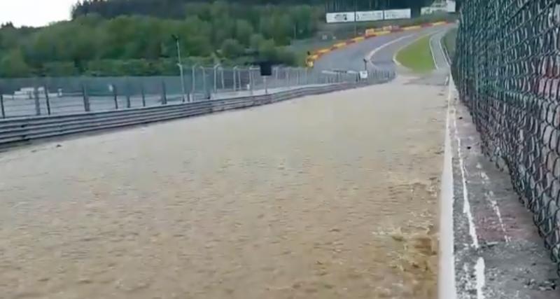  - VIDEOS - Le raidillon de l’eau rouge à Spa transformé en rivière après des pluies torrentielles