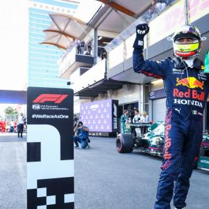 Grand Prix d'Azerbaïdjan 2021 - Valtteri Bottas lors de sa victoire au Grand Prix d'Azerbaïdjan 2019