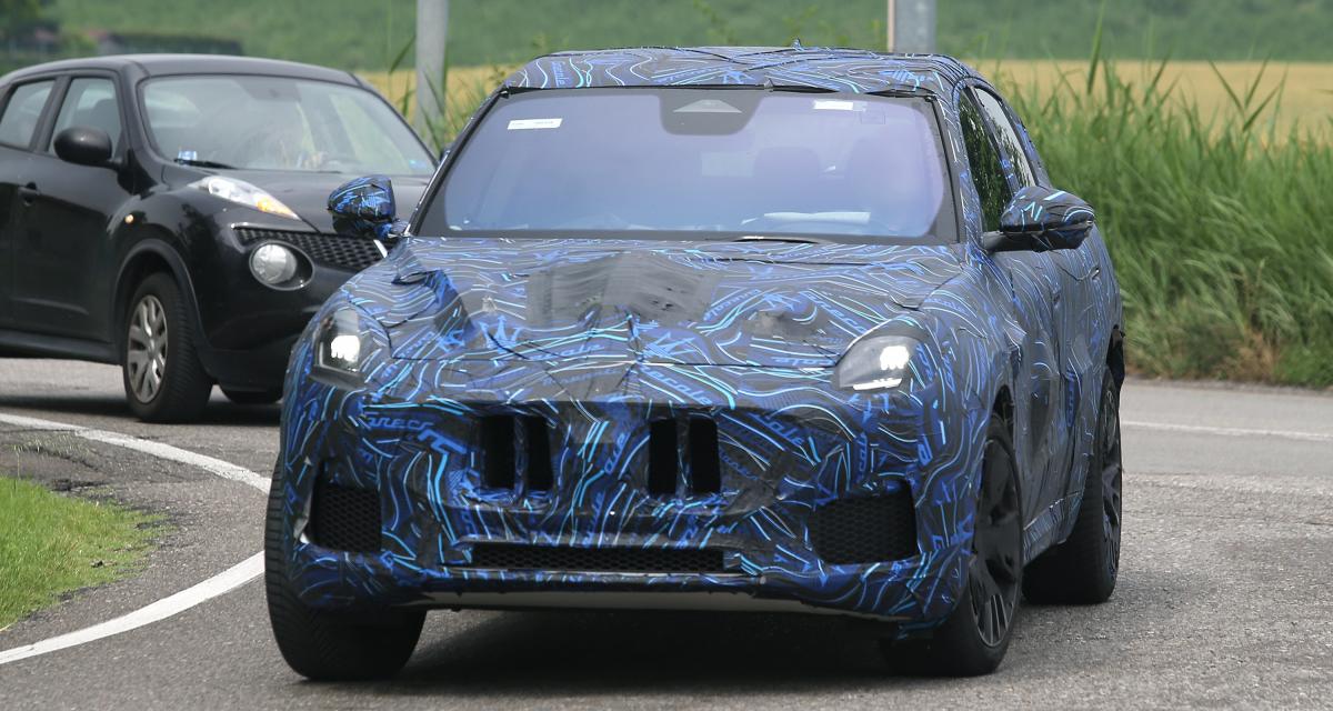 Le Maserati Grecale (2022) sous camouflage