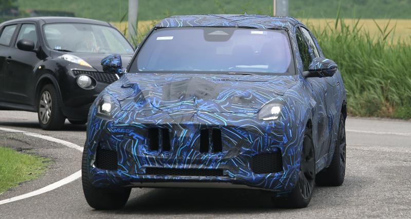 Maserati Grecale (2022) : nouvelle apparition du SUV sur route ouverte