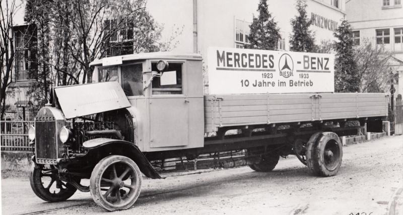  - Daimler et Benz présentaient leur tout premier camion Diesel il y a près de 90 ans