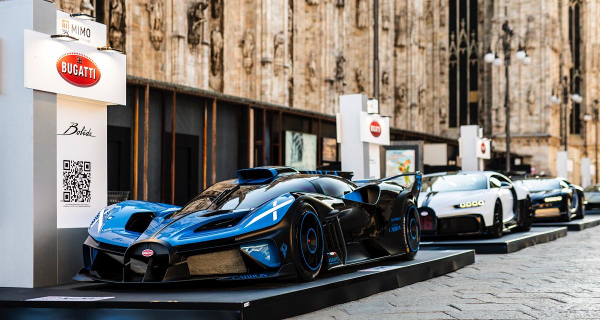Bugatti Chiron Super Sport, Pur Sport et Bolide : folie mécanique au salon Milano Monza Motor Show