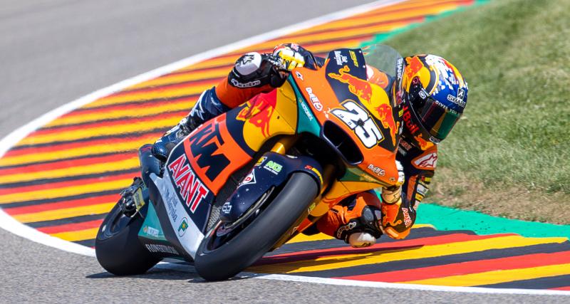  - Grand Prix d’Allemagne de Moto2 : la chute de Raul Fernandez en vidéo