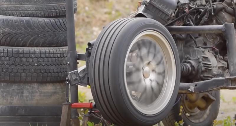  - VIDEO - Ce pneu tourne plus vite que la vitesse du son !