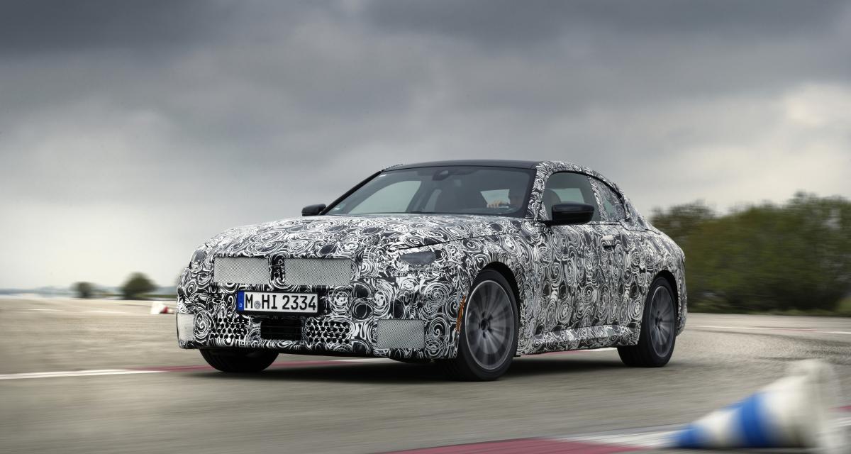 La BMW Série 2 Coupé (2021) sous camouflage