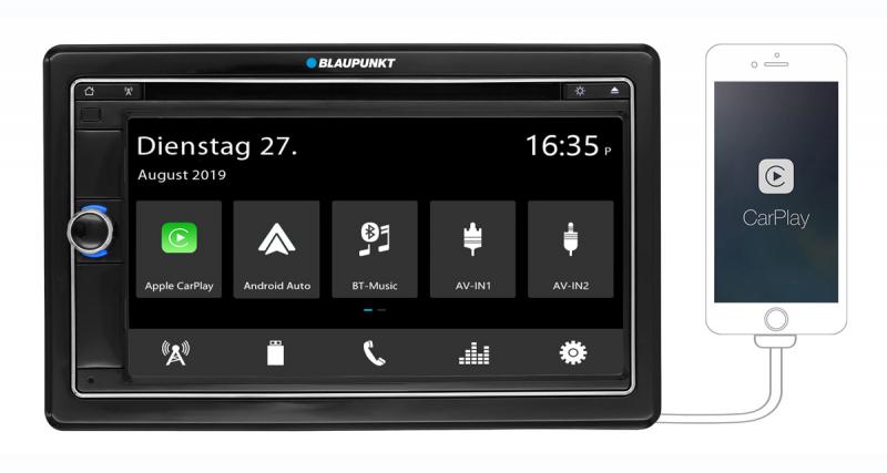  - Blaupunkt présente un nouvel autoradio CarPlay à prix canon
