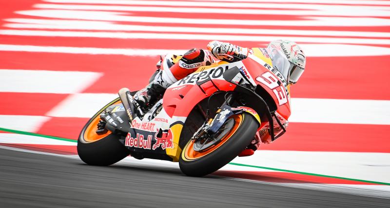  - MotoGP - Marc Marquez s'entraîne avec le maillot d’Espagne