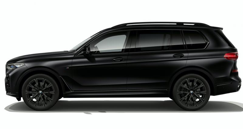BMW X7 Edition Frozen Black (2021) : le grand SUV s’offre une sombre série limitée - BMW X7 Edition Frozen Black (2021)