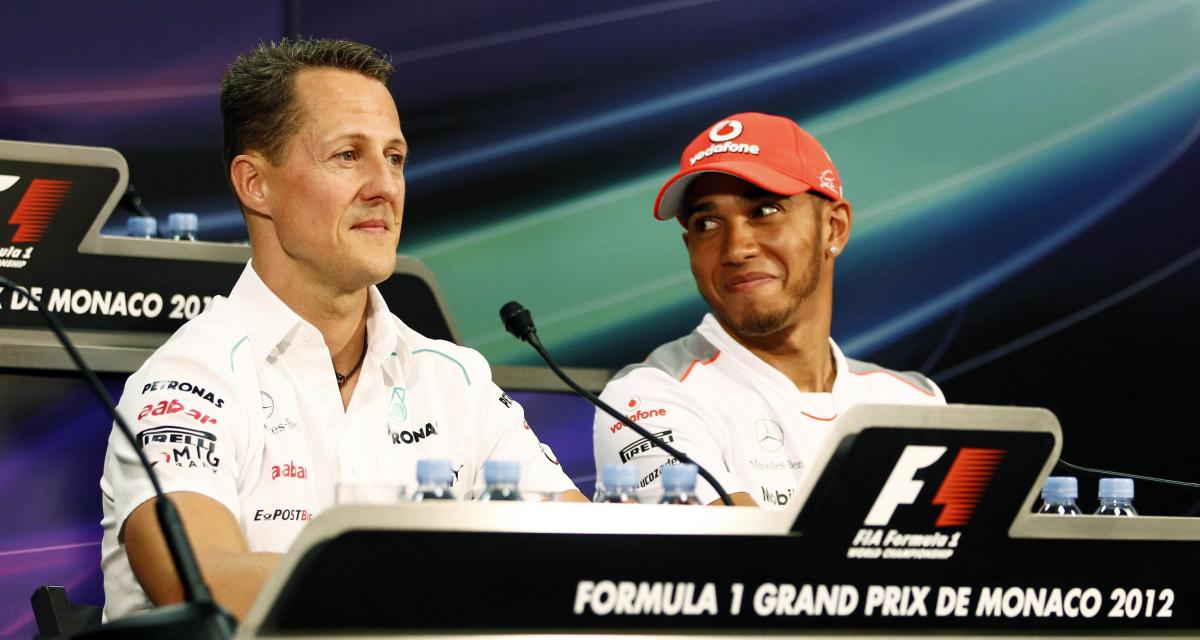 Michael Schumacher et Lewis Hamilton en 2012 | F1