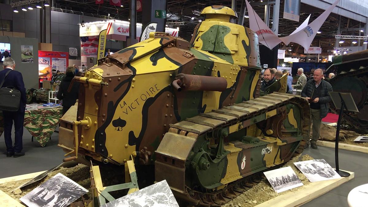Char Renault Ft 17 A Vendre Rétromobile 2018 : le char Renault FT en vidéo