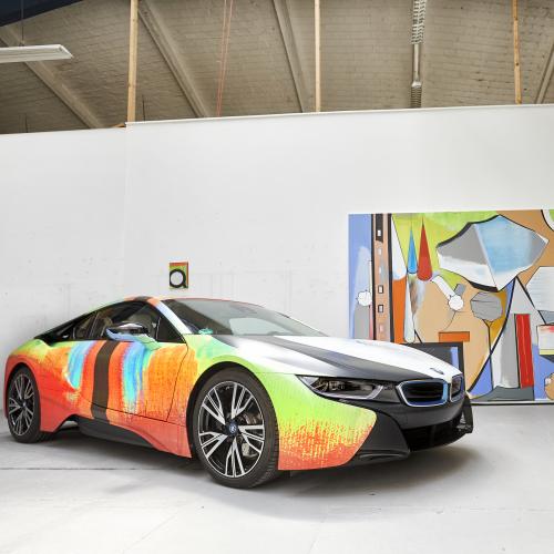 BMW i8 | les photos de l'oeuvre signée Thomas Scheibitz
