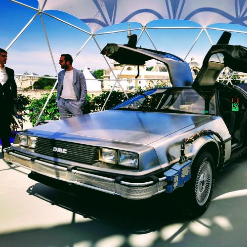 Concours d'élégance de Chantilly | nos photos de la DeLorean de Retour Vers le Futur III