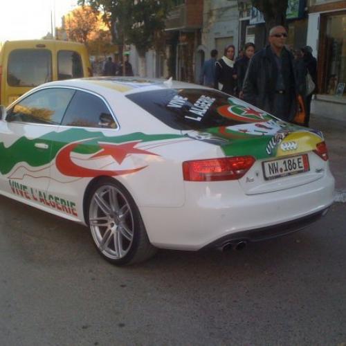 Finale de la CAN 2019 : les voitures des supporters de l'Algérie