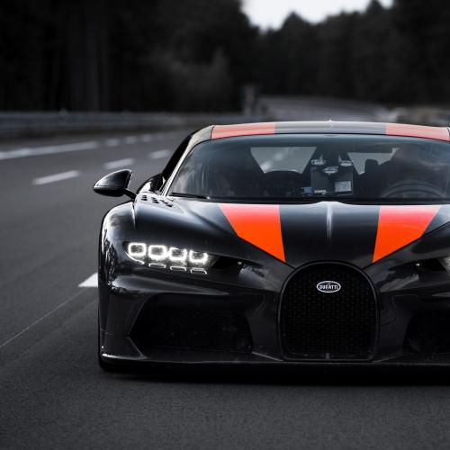 Bugatti Chiron | Les photos du modèle allongé pour le record de vitesse