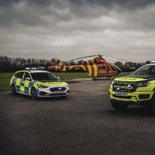 Ford Ranger Raptor et Focus ST | Les photos des nouveaux véhicules d'intervention de la police anglaise