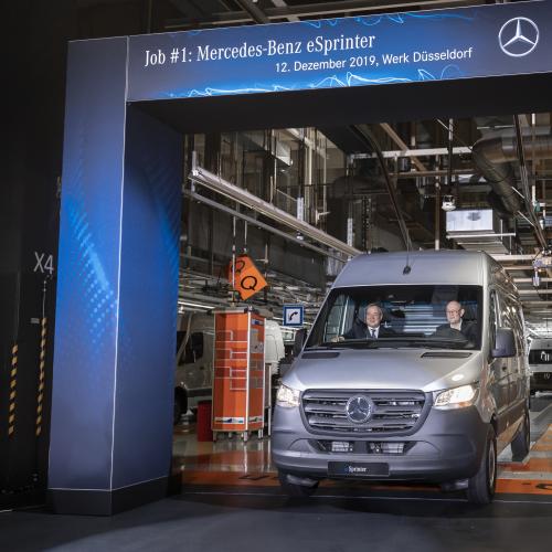 Mercedes-Benz eSprinter | Les photos du lancement en production de l'utilitaire 100% électrique
