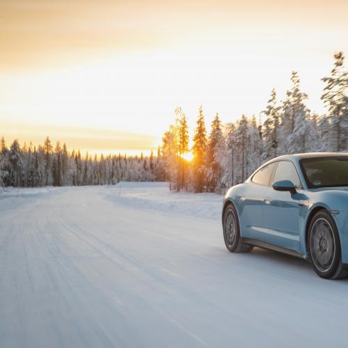 Porsche Taycan 4S | Les photos de la berline 100% électrique en Finlande