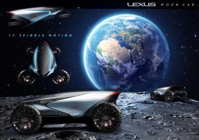 Lexus et ED2 pour le magazine Document Journal | Les photos des sept engins lunaires