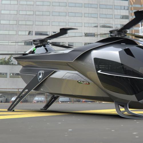Lamborghini Falco | Les photos du projet étudiant de drone taxi 