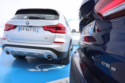 BMW X1 et X3 hybrides rechargeables | Toutes les photos de l’essai des deux SUV semi-électriques