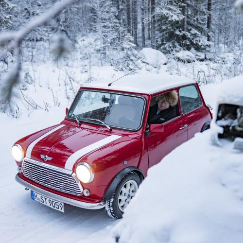 Mini Classic & Rauno Aaltonen | Les photos du pilote et de la petite auto en Finlande